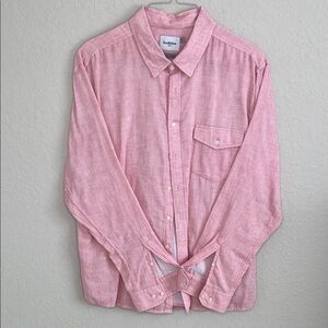 Goodfellow & Co Men's Pink Button-Down Shirt